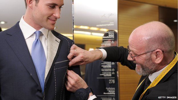 Tailor making changes to a suit