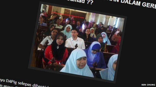 Altered Images: Photo raises Malaysia religious tensions - BBC News