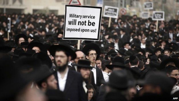 Israel Ends Ultra Orthodox Military Service Exemptions Bbc News 