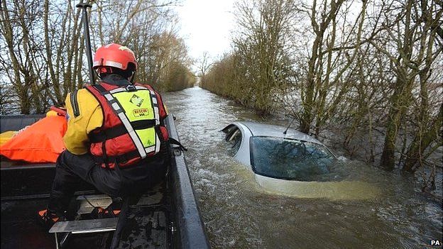 Abandoned car near the village of Muchelney in Somerset