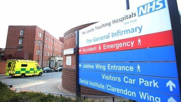 Leeds General Infirmary sign