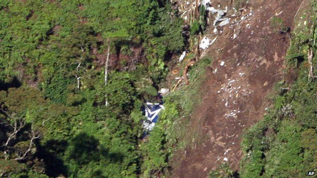 Site of Sukhoi Superjet 100 crash o Indonesian mountain in 2012