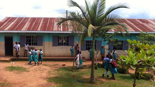 Church of Uganda school, Mukono, solar power computer project