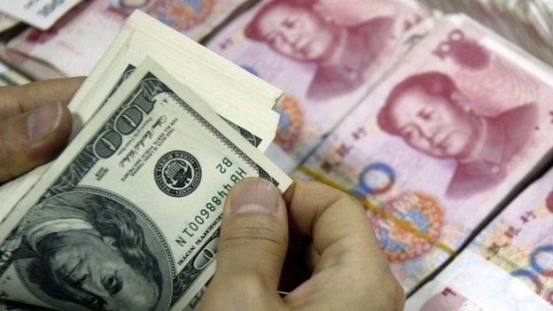 Yuan and US dollar