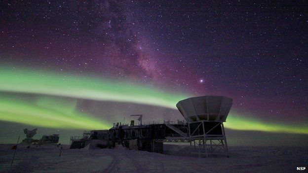 South Pole Telescope facility