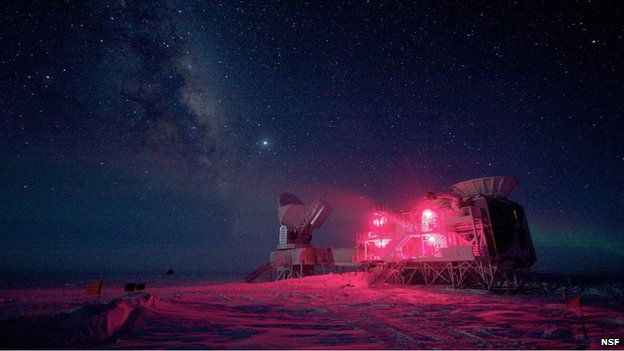 South Pole Telescope facility