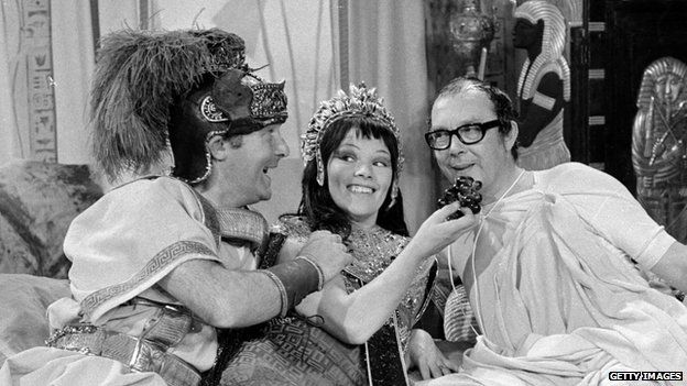 Morecambe & Wise with Glenda Jackson as Cleopatra