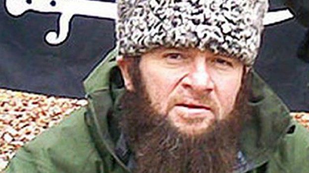 Photo dated 2 December 2009 of man identified as Chechen separatist leader Doku Umarov posted on the Kavkazcenter.com site.