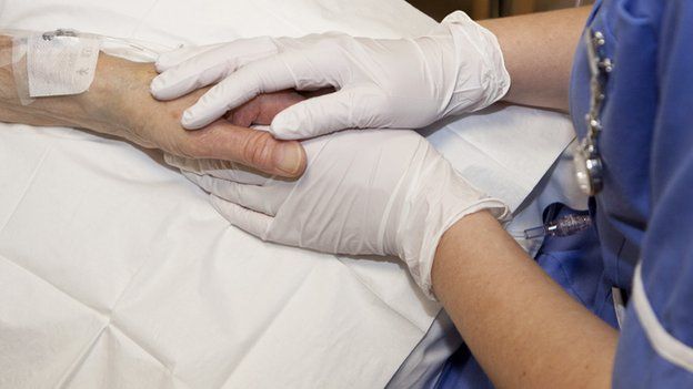 Nurse with patients