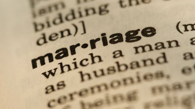 dictionary definition of marriage