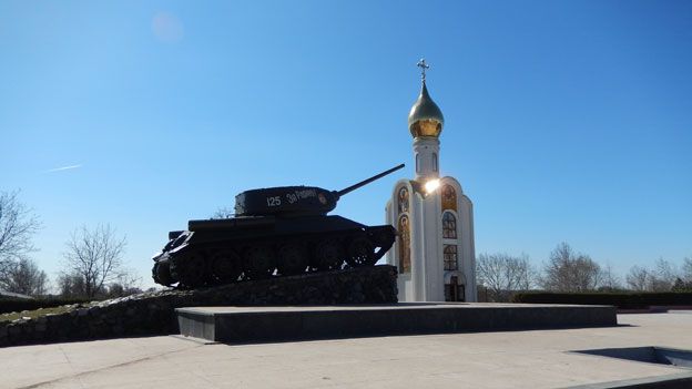 War memorial in Tiraspol, file pic