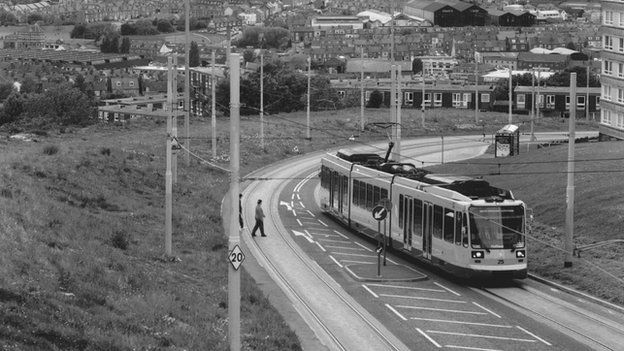 Tram in Sheffield