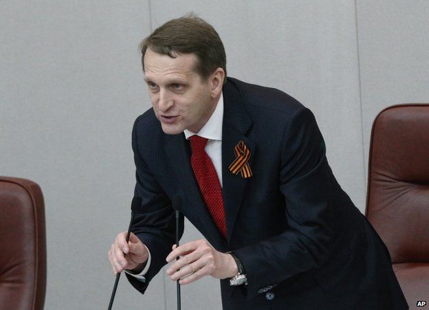 Sergei Naryshkin at the State Duma, 20 March