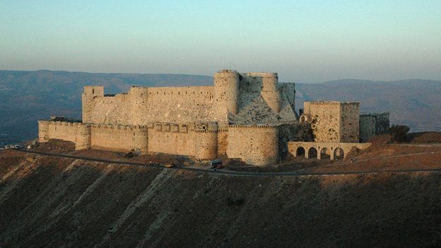 The Krak des Chevaliers castle in 2006