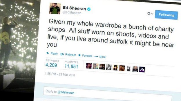 Ed Sheeran tweet