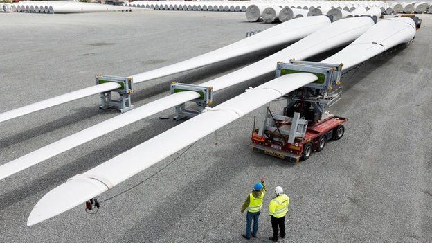 Wind turbine blades