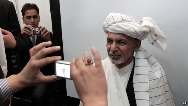 Presidential candidate Ashraf Ghani (file photo October 2013)