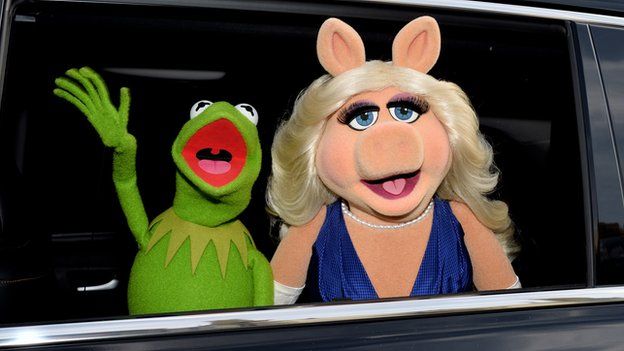 Kermit and Miss Piggy have been a key part of the film's global publicity drive
