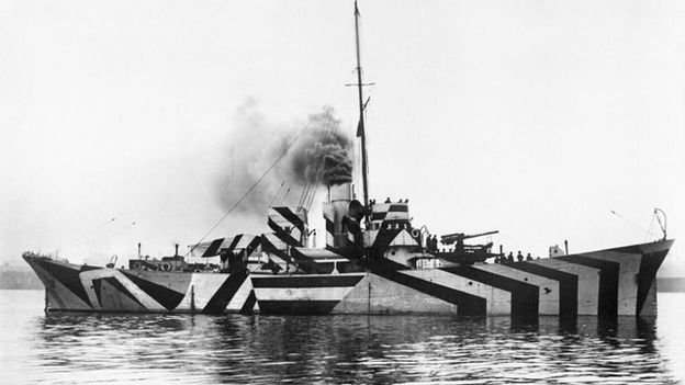 A Dazzle Ship from Imperial War Museum archive