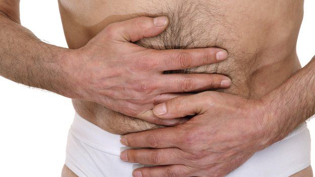 Abdominal pain of bowel disease