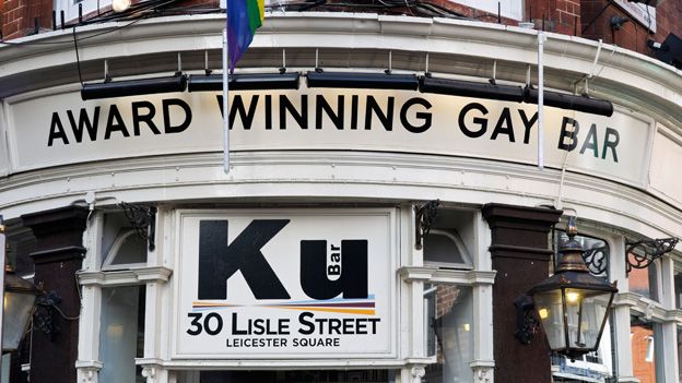Ku gay bar, London