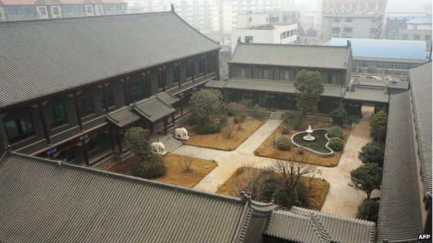 Former general Gu Junshan's Henan residence in Puyang, central China's Henan province, 17 January 2014