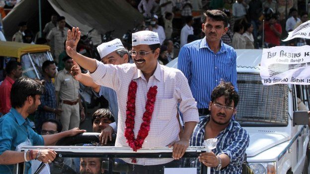 Mr Kejriwal has promised to put an end to corruption