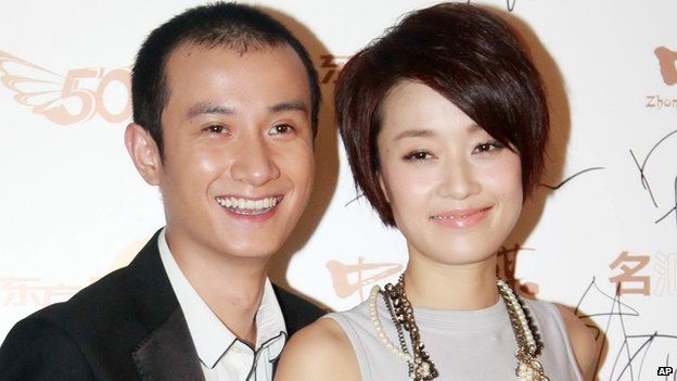 Wen Zhang with his wife Ma Yili