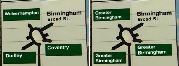 Greater Birmingham sign