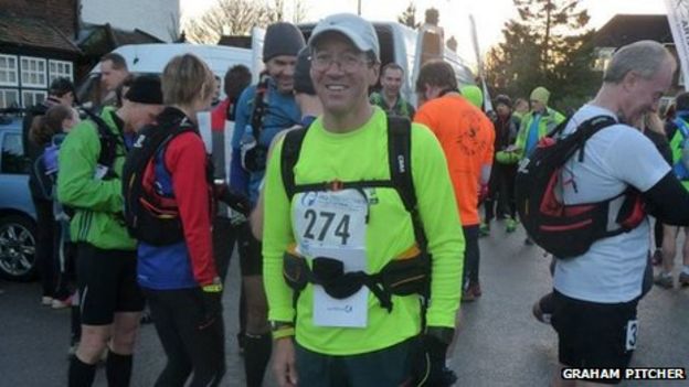 Nottingham lecturer Graham Pitcher's ultra marathon challenge - BBC News