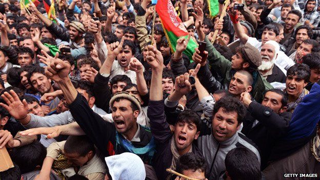 Election rally in Afghanistan