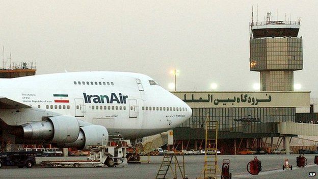 File pic of IranAir Boeing 747