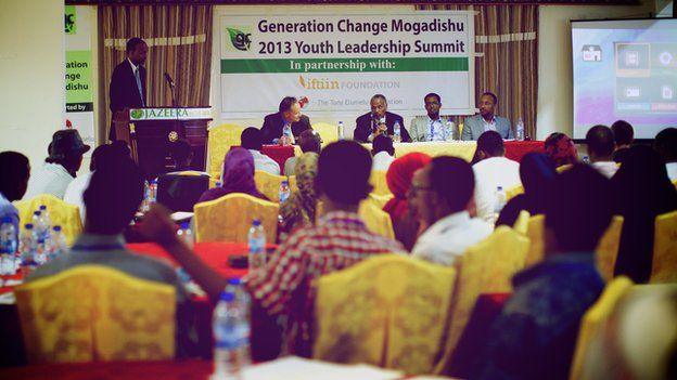 The youth enterprise summit held last year at the Jazeera Hotel in Mogadishu