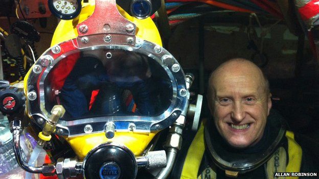 North Sea Diver Allan Robinson