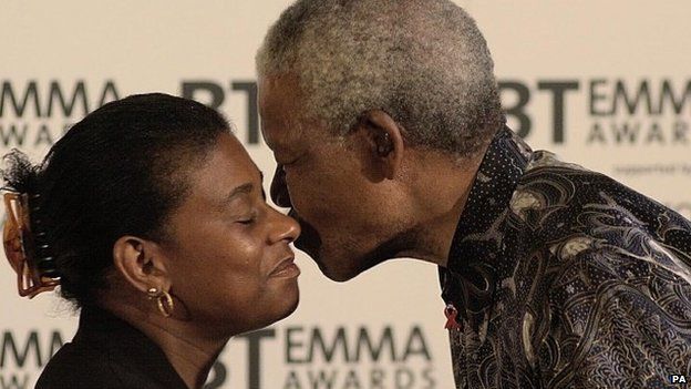Doreen Lawrence and Nelson Mandela
