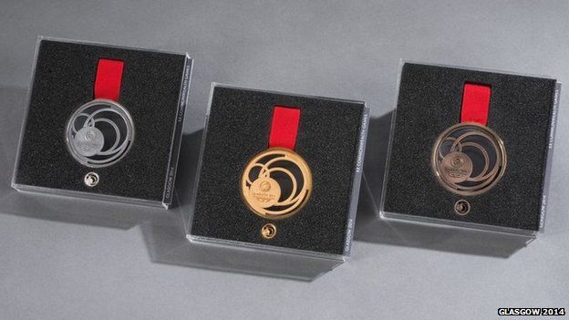 Boxed medals