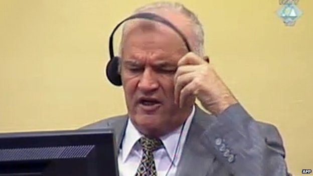 Mladic in court