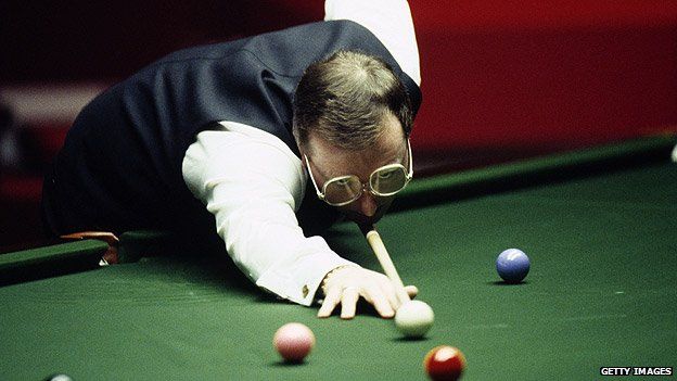 Dennis Taylor in the World Snooker Final 1985, which is thought to have attracted BBC Two's highest audience