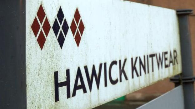 Hawick Knitwear sign