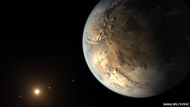 Artist's impression of Kepler 186f