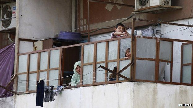 Family in Old Aleppo