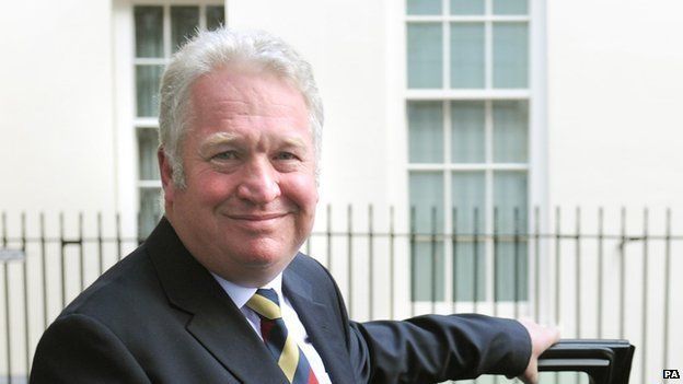 Mike Penning at 10 Downing Street on 7 October 2013