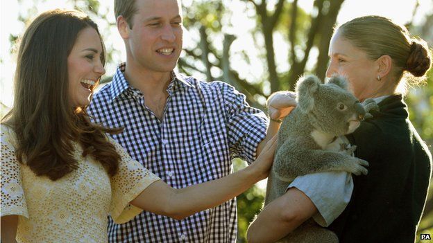 Royal visit to Taronga Zoo
