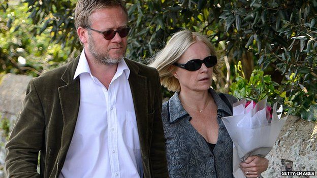 Broadcaster Mariella Frostrup and her husband Jason McCue