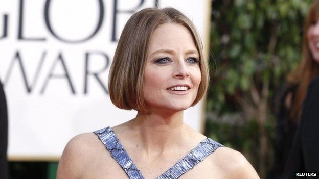 Actress Jodie Foster arrives at the 70th annual Golden Globe Awards in Beverly Hills, California 13 January 2013