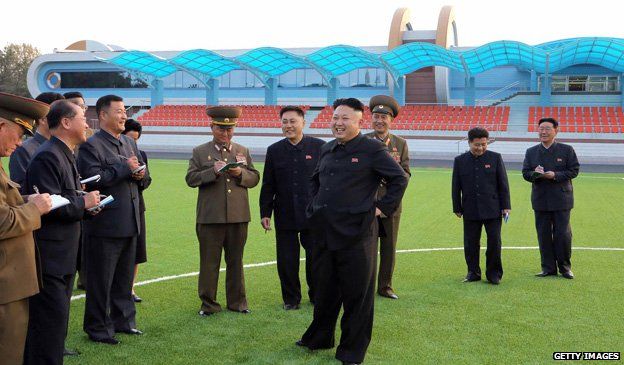 Kim Jong-un visits a children's camp