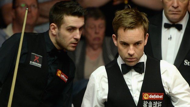 Mark Selby and Ali Carter