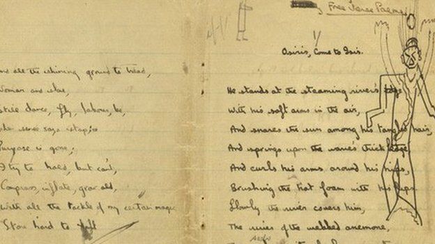 A Dylan Thomas notebook from 1930