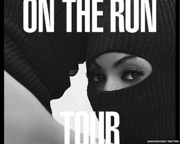 On The Run tour poster