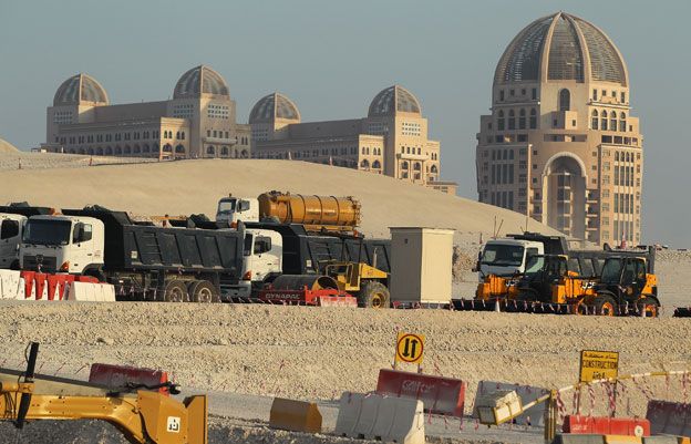 Construction work in Doha